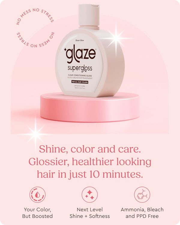 Glaze Super Gloss Sheer Glow Clear Conditioning Gloss – For ... - Image 3