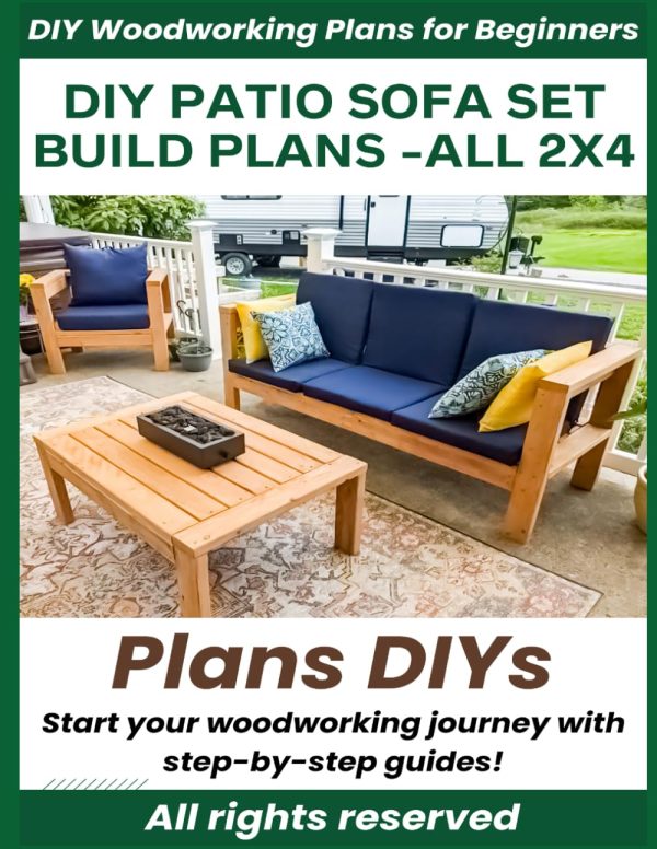 Patio Sofa Set Build Plans