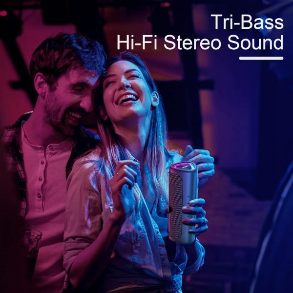 Ortizan Bluetooth Speaker Wireless, IPX7 Haut Parleur Blueto... - Image 2