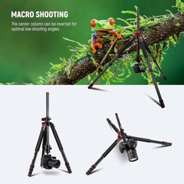 NEEWER 72 inch Camera Tripod Monopod with Center Column and ... - Image 4