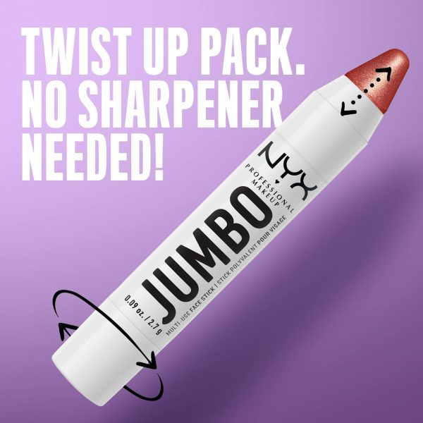 NYX PROFESSIONAL MAKEUP, Jumbo Multi-Use Face Stick, Highlig... - Image 3
