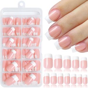 Lifextol 240pc French Tip Press on Nails Short Fake Nails wi...