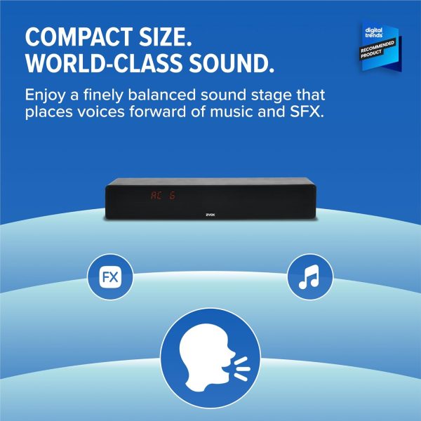 ZVOX Dialogue Clarifying Sound Bar - Patented Hearing Techno... - Image 9