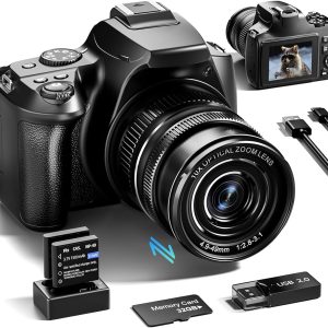 NBD 64MP Digital Cameras for Photography & Video, 4K 40 X Zo...