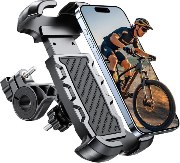 Oldowl Bike Phone Mount, Upgrade [Never Fall Off] [0 Shake] ...