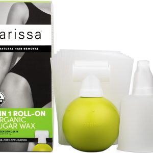Parissa Organic Roll-On Sugar Wax for Sensitive Skin, 100% N...