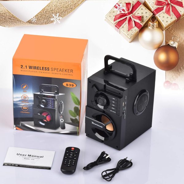 Bluetooth Speaker, Portable Bluetooth Speakers with Subwoofe... - Image 7