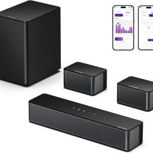 ULTIMEA 5.1 Virtual Surround Sound System for TV Sound Bar, ...