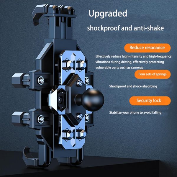 Cesicersi Motorcycle Phone Mount Holder - [Dual Dampener] [A... - Image 2