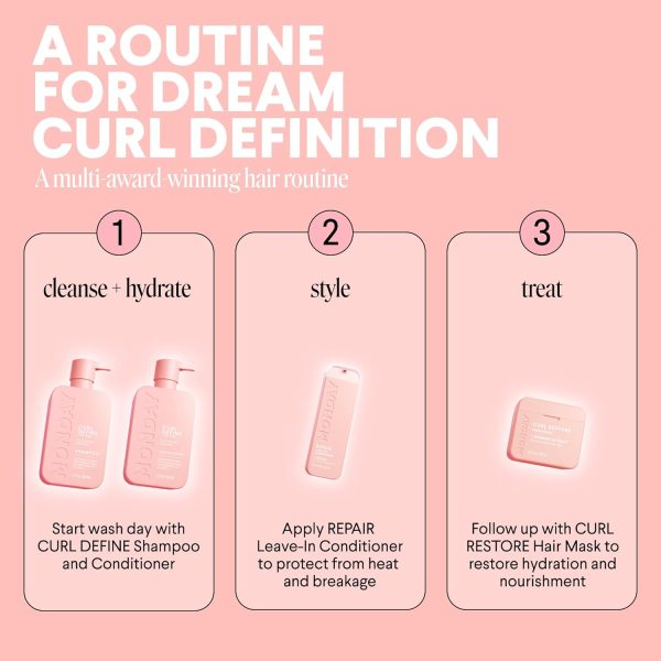 MONDAY HAIRCARE Curl Define Shampoo + Conditioner Set (2 Pac... - Image 7