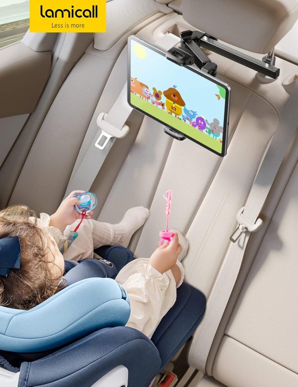 Lamicall Car Headrest Tablet Holder - [Extension Arm] Adjust... - Image 7