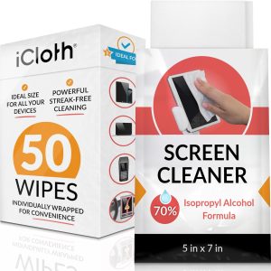 iCloth 70% Isopropyl Alcohol Large Screen and Electronics Wi...