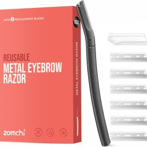ZOMCHI Eyebrow Razor, Face Razors for Women&Men, Eyebrow Tri...