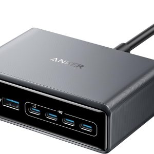 Anker Prime Charger, 200W 6-Port GaN Charging Station, USB-C...