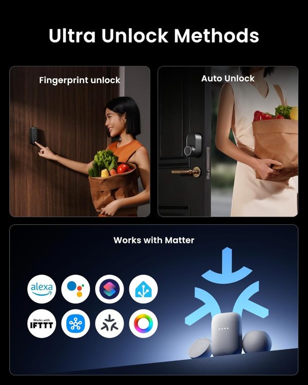 SwitchBot Smart Lock Ultra with Keypad Touch, Fingerprint En... - Image 3