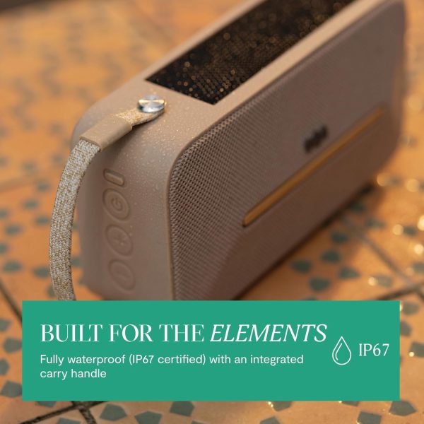 House of Marley Rise Up Solar Bluetooth Speaker, IP67 Waterp... - Image 4