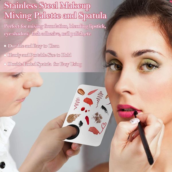 Disposable Makeup Applicators Kit with Triangle Puff Mixing ... - Image 4