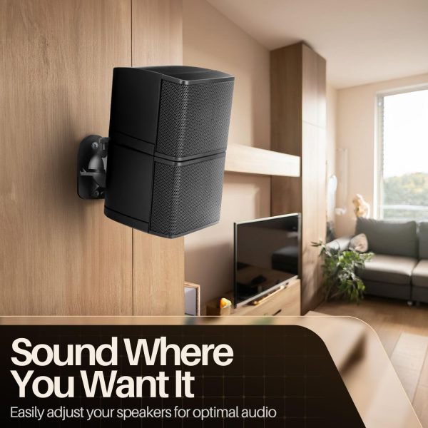 TNP Universal Satellite Speaker Wall Mount Bracket Ceiling M... - Image 5