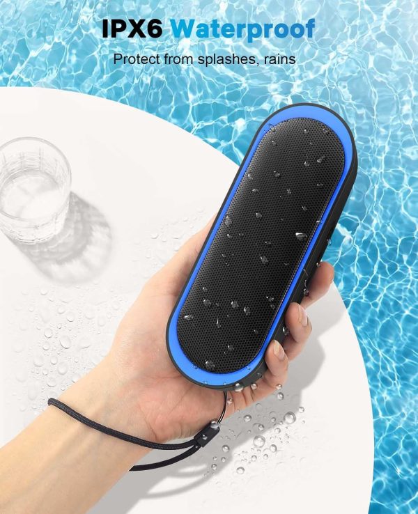 LENRUE Bluetooth Speakers, Waterproof Portable Speakers with... - Image 2