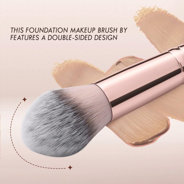 KINGMAS Foundation Makeup Brush, Double-ended Angled/Round T... - Image 5
