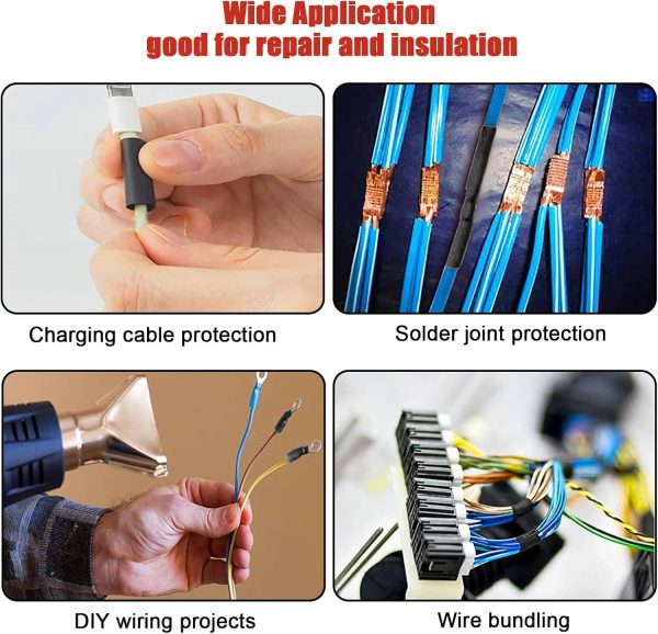 Heat Shrink Tubing, 328 Pcs Electric Insulation Tube Kit, In... - Image 8