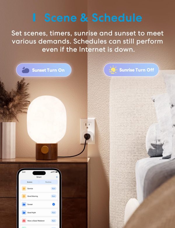 meross Matter Smart Plug Mini, Easy Setup, 100% Privacy Matt... - Image 4