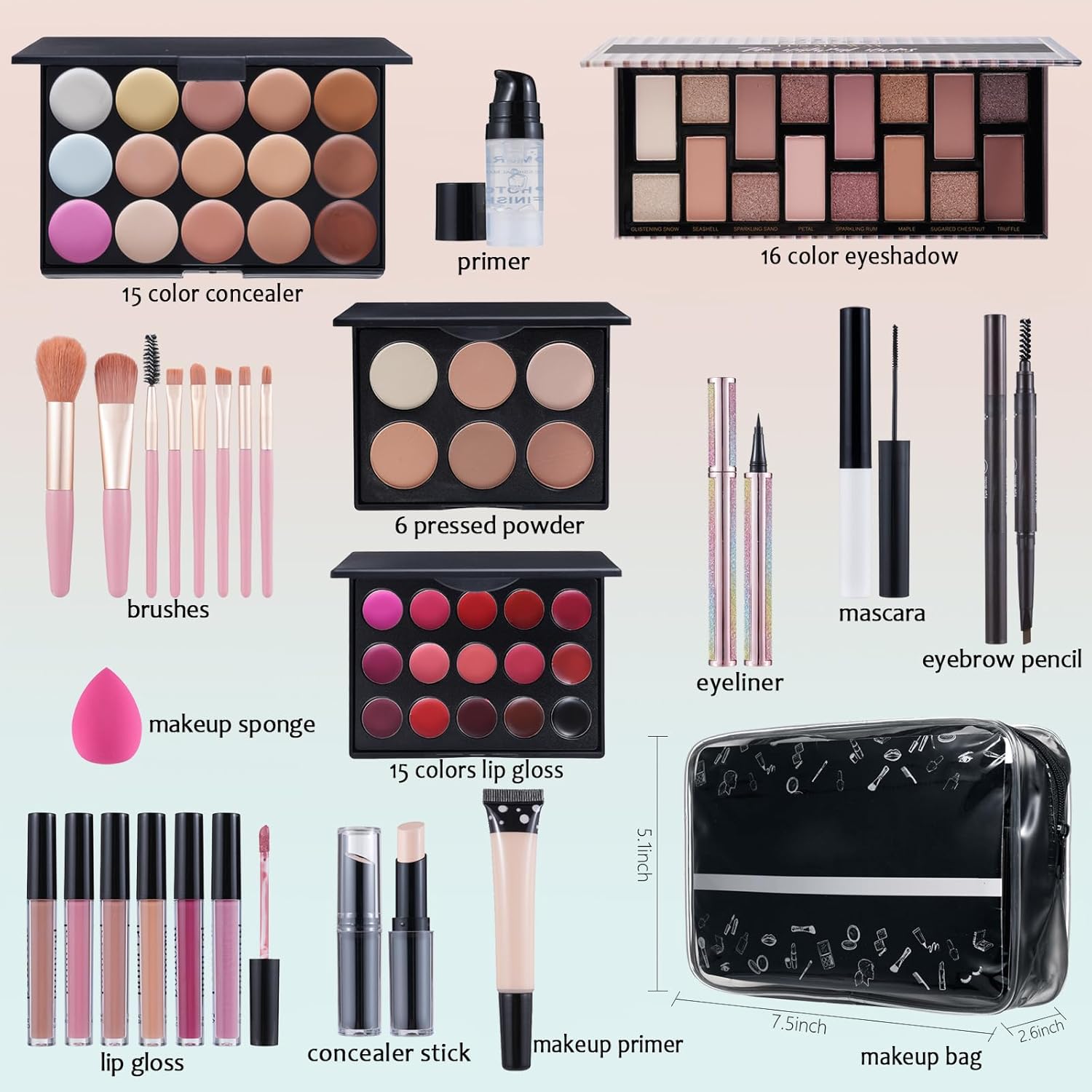 Makeup Kit For Women Full kit, Makeup Set For Teen Girls Eye…