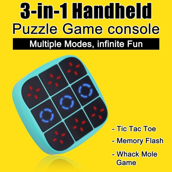 Tic Tac Toe Bolt Game, Electronic Handheld Console Portable ... - Image 4