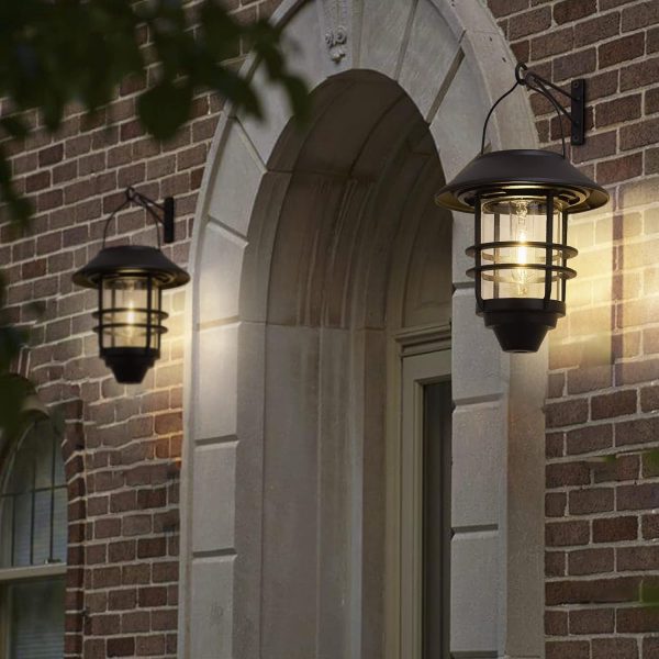 2 Pack Solar Lanterns Outdoor Hanging Solar Lights Waterproo... - Image 4