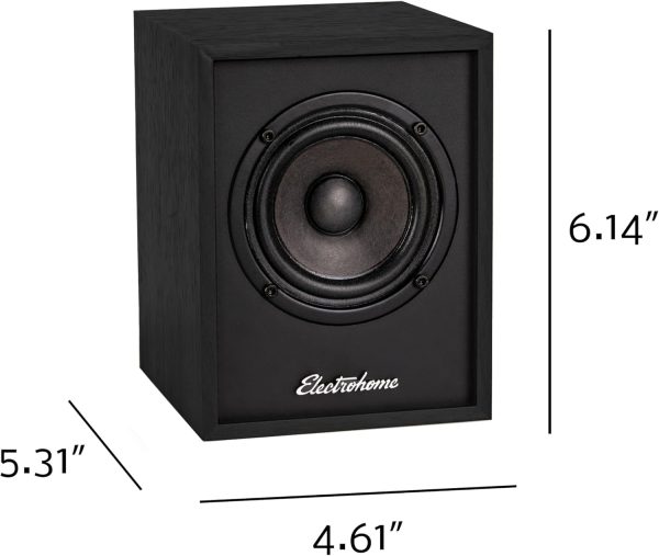 Electrohome Huntley Powered Bookshelf Speakers with Built-in... - Image 8