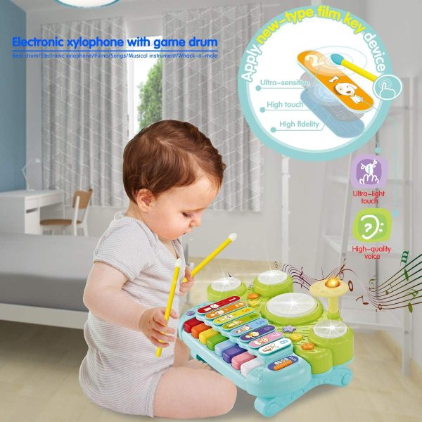 Fisca 3 in 1 Musical Instruments Toys, Electronic Piano Keyb... - Image 5