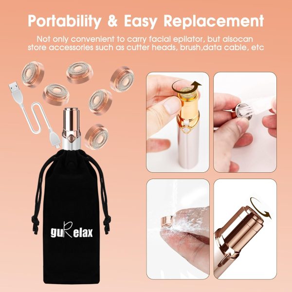 Replacement Heads for Flawless Facial Hair Remover, Gen 2 Re... - Image 6