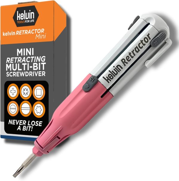 Kelvin Tools Retractor Mini Precision Screwdriver Set, 6 in ...
