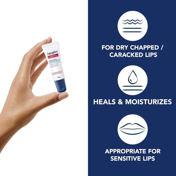 Aquaphor Lip Repair Lip Ointment for Extremely Dry, Chapped ... - Image 2