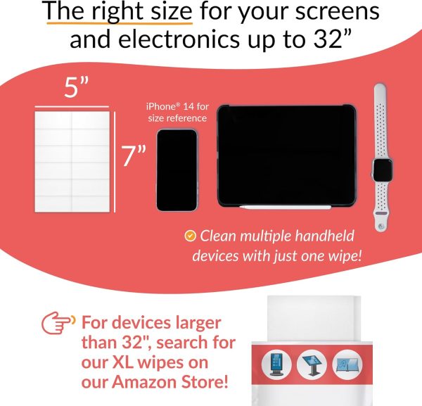 iCloth 70% Isopropyl Alcohol Large Screen and Electronics Wi... - Image 6