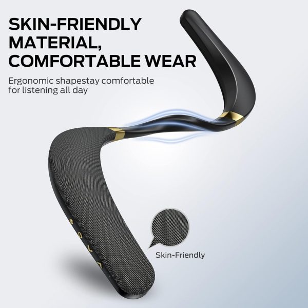 Monster Boomerang Neckband Bluetooth Speaker, Wireless Neck ... - Image 4