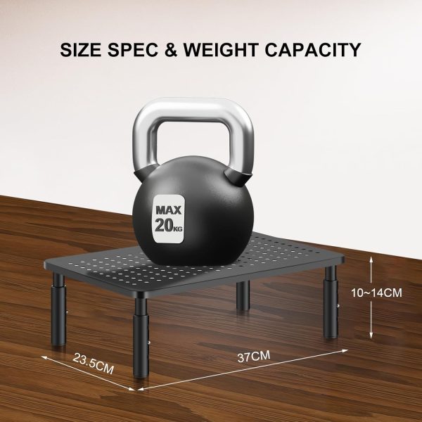 Bracwiser Monitor Stand Riser, Metal Computer Stand, 3 Heigh... - Image 3