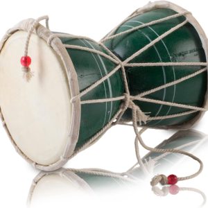 Handmade Wooden & Leather Classical Indian Folk Dumroo Damro...