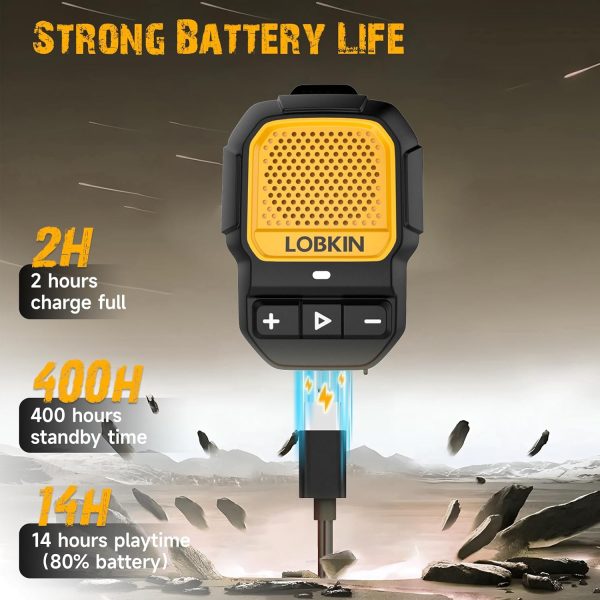 LOBKIN Portable Bluetooth Speaker Bluetooth 5.4 Wearable Wir... - Image 6
