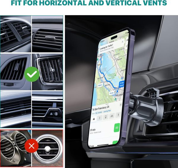 [Holder Expert] Miracase Magnetic Phone Holder for Car, [Upg... - Image 4