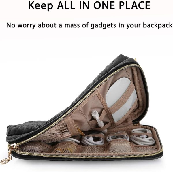 Bagsmart Travel Cable Organizer, Electronics Accessories Cas... - Image 3