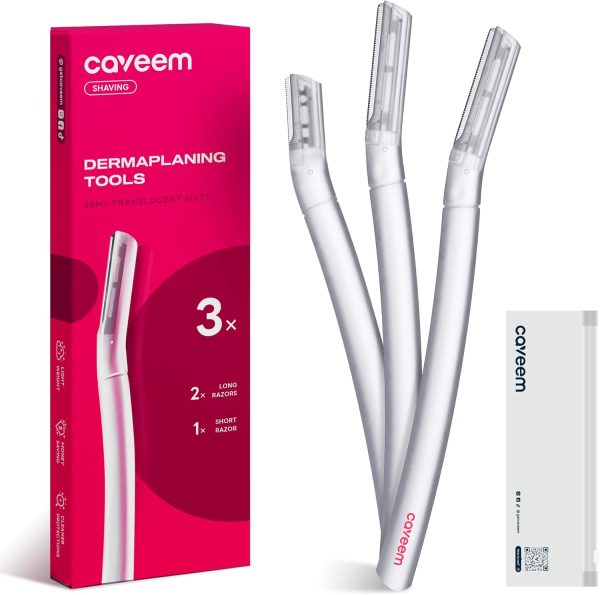 CAVEEM Dermaplane Razor for Women, Dermaplaning Tool - Face ...