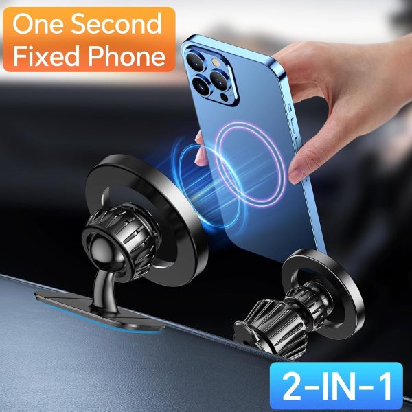 for Magsafe Car Mount【20 Strong Magnets 】Magnetic Phone Hold... - Image 9