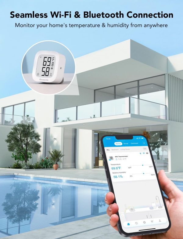 GoveeLife WiFi Thermometer Hygrometer H5103, Indoor Bluetoot... - Image 2