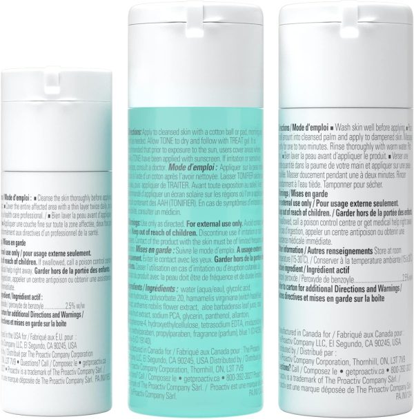 Proactiv 3 Step Acne Treatment - Benzoyl Peroxide Face Wash,... - Image 2