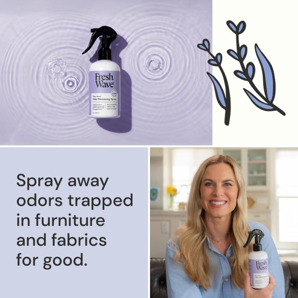 Fresh Wave Lavender Odor Eliminator Spray & Air Freshener, 8... - Image 3