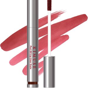 KIMUSE Peel Off Lip Liner Stain, Long Lasting Lip Tint Stain...