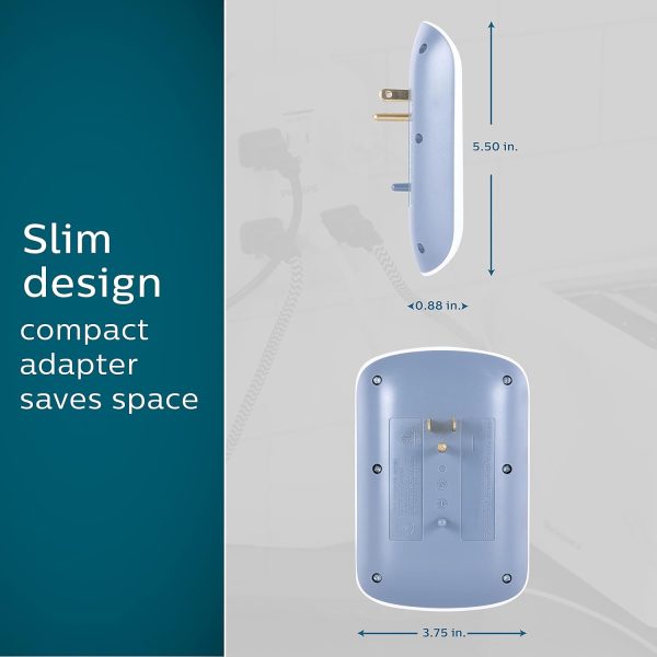 Philips 6-Outlet Extender Surge Protector, Wall Tap, 900 Jou... - Image 5