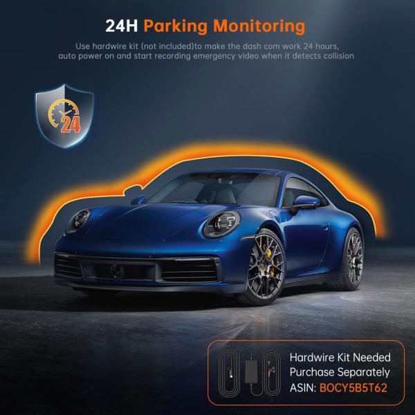 HOTPEAK Wireless Carplay & Android Auto, 9 Inch Portable Car... - Image 4