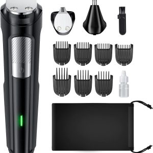 Beard Trimmer Hair Clipper for Men, All-in-One Men’s Groomin...